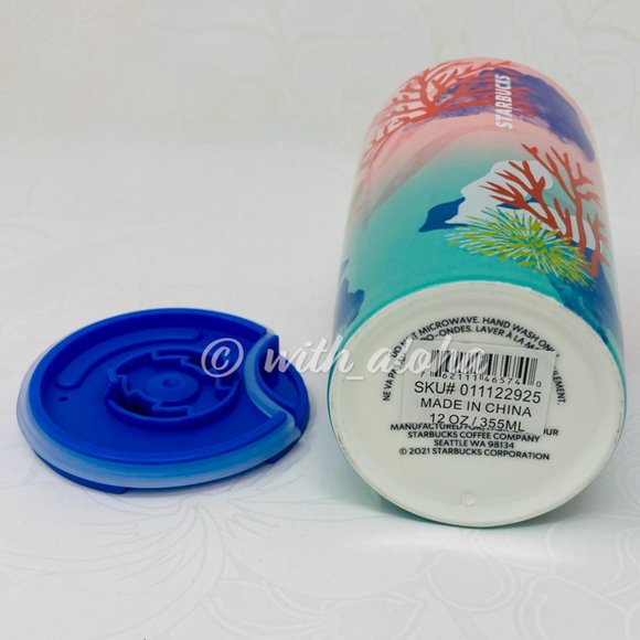 🧨SALE 🌊🏝Starbucks🐠 Coral Ceramic Mug - Picture 4 of 5